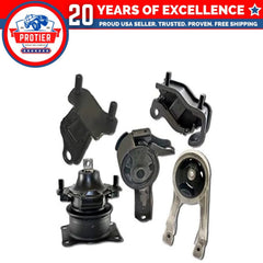 Motor Mounts Replacement 5pc Set Fits Honda Odyssey 2005-06 LX / EX 3.5L V6 VTEC 6B93BC-57