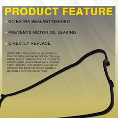 Valve Cover Gasket Set fit 01-05 Honda Civic 1.7L SOHC D17A1 D17A2 D17A6 D17A7 A 6B93BC-57