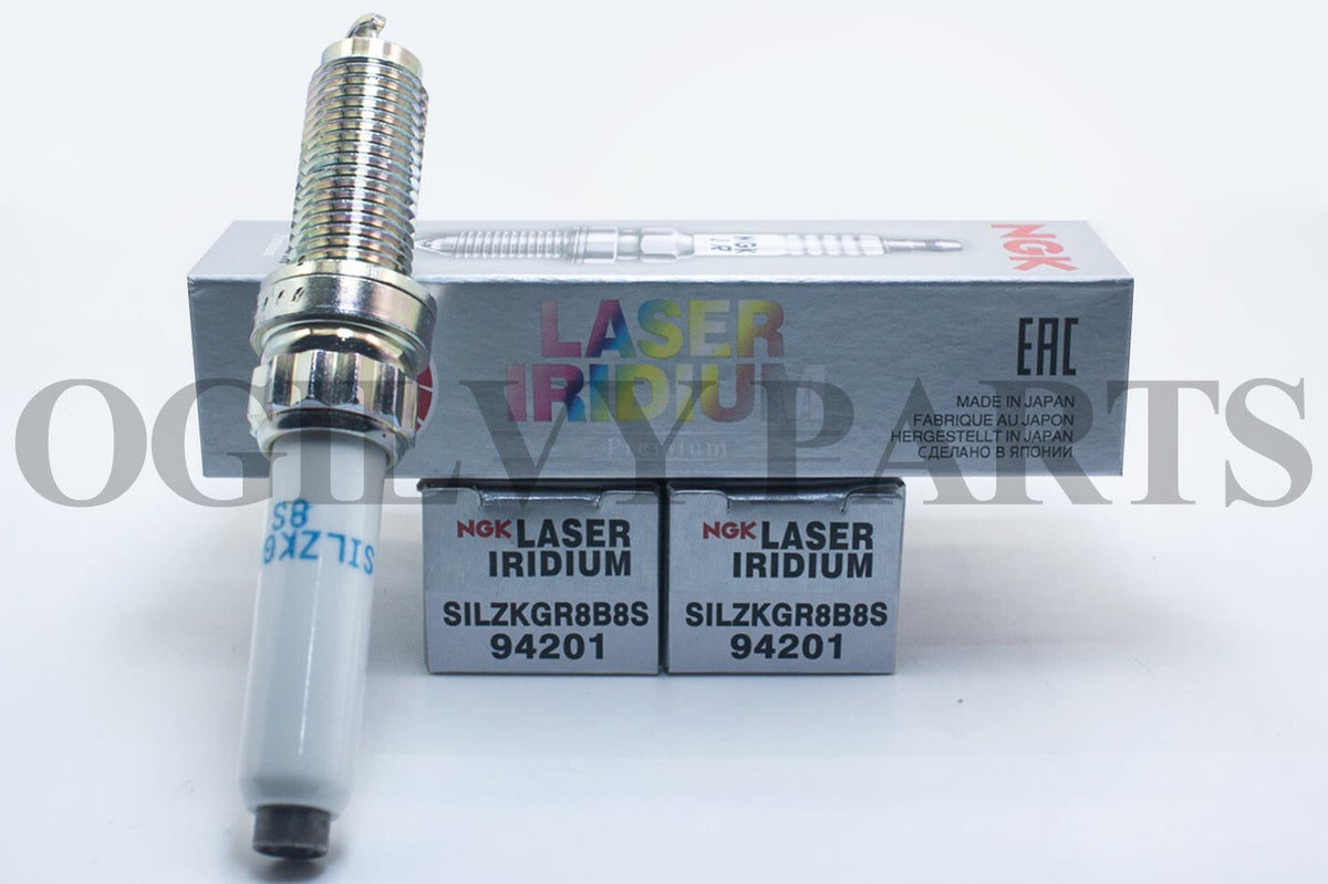 Set of 3  NGK LASER IRIDIUM Spark Plugs 94201 SILZKGR8B8S For BMW/ Mini