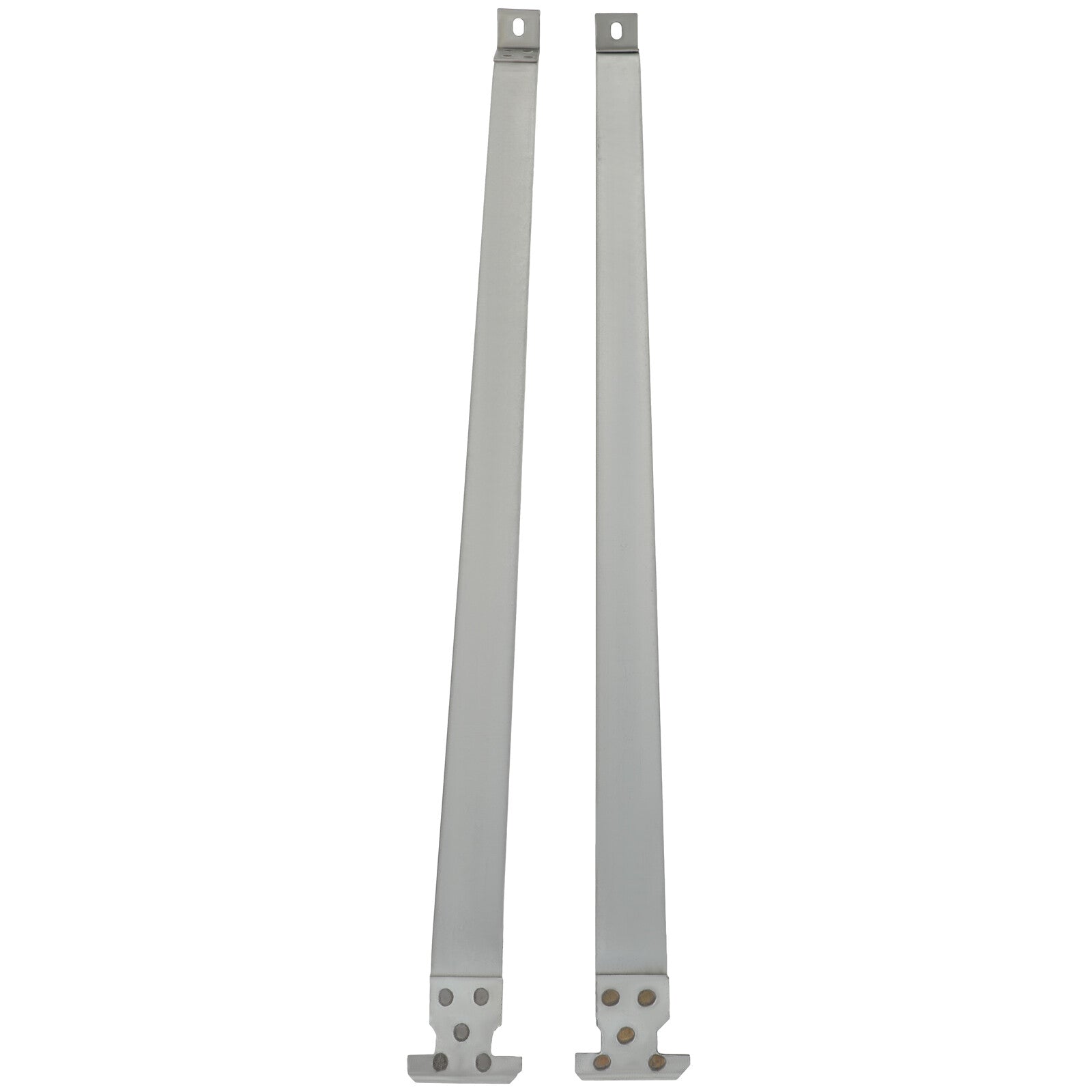 2X Silver Fuel Tank Straps Fits 1999 2000-2004 Jeep Grand Cherokee 6B93BC-57