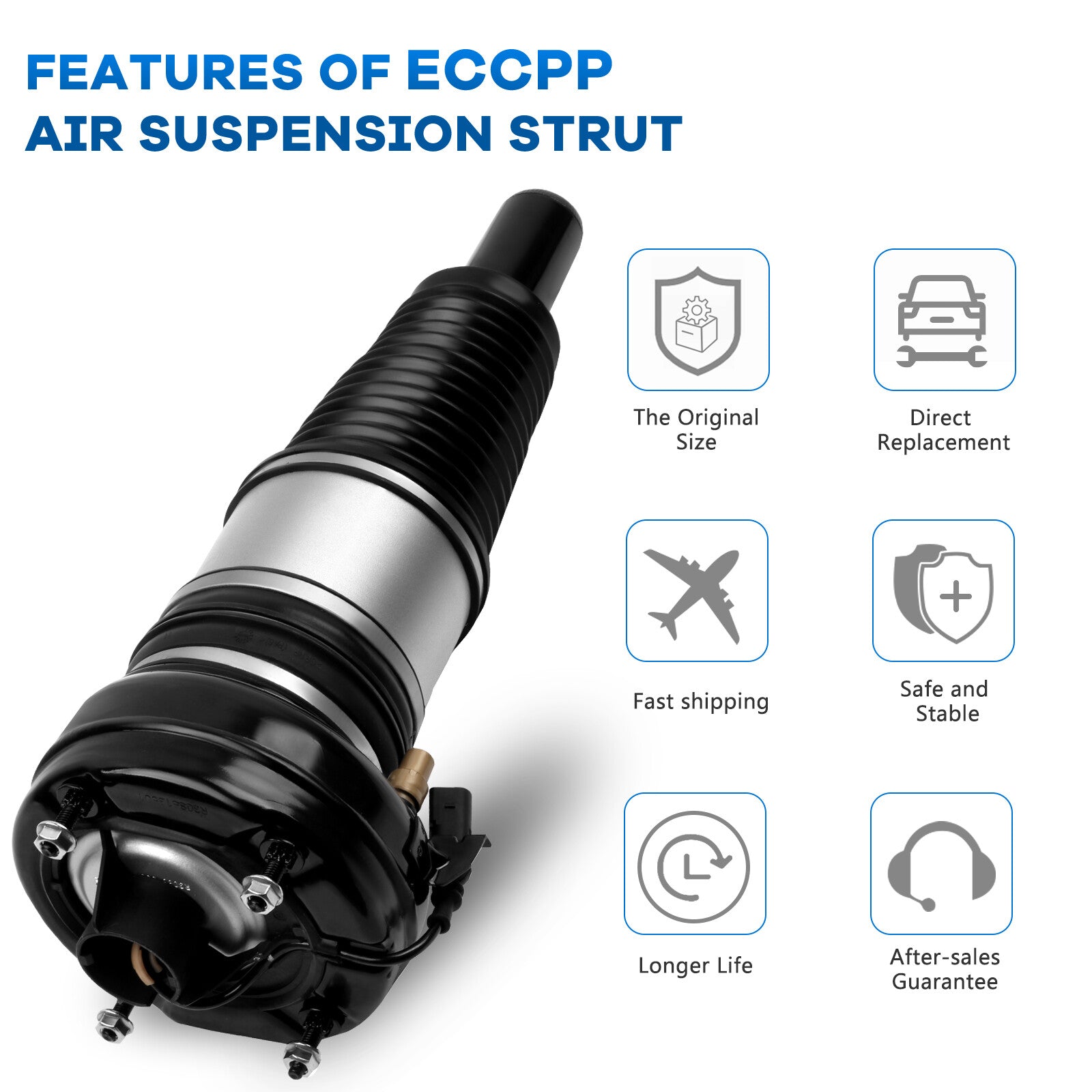 Front Pair Air Suspension Shocks For Audi A6 C7 A7 A8 D4, Bentley Mulsanne 6B93BC-57