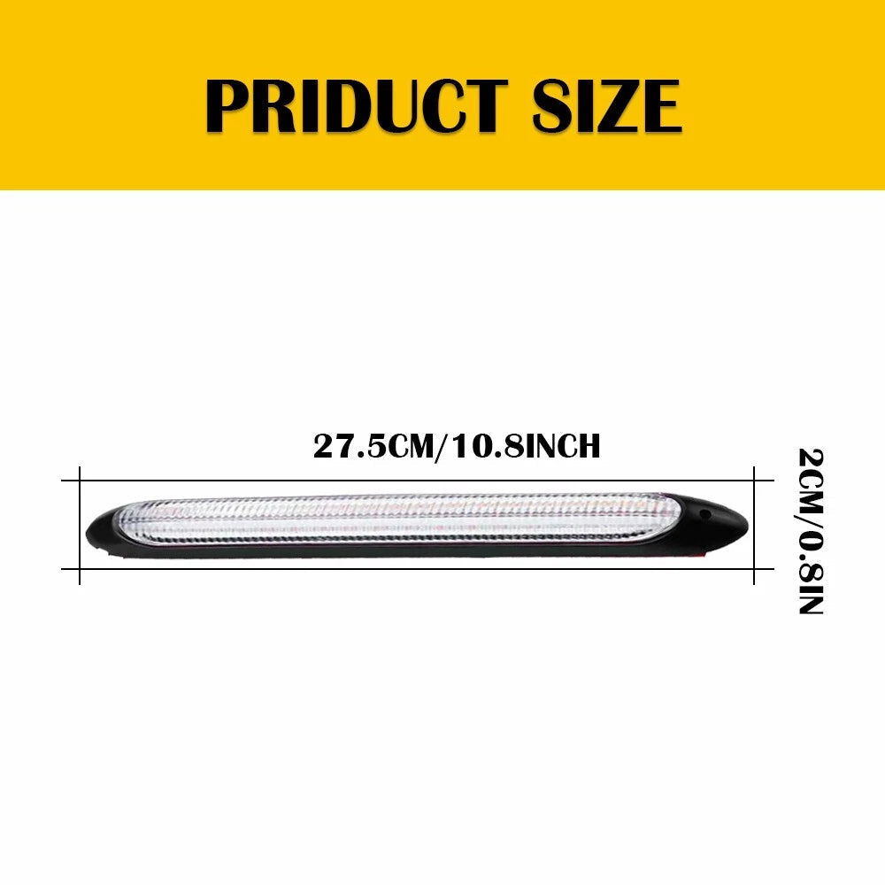 11" Sequential LED DRL Strip Headlight Light Daytime Running Signal Lamp 2pcs EA 6B93BC-57