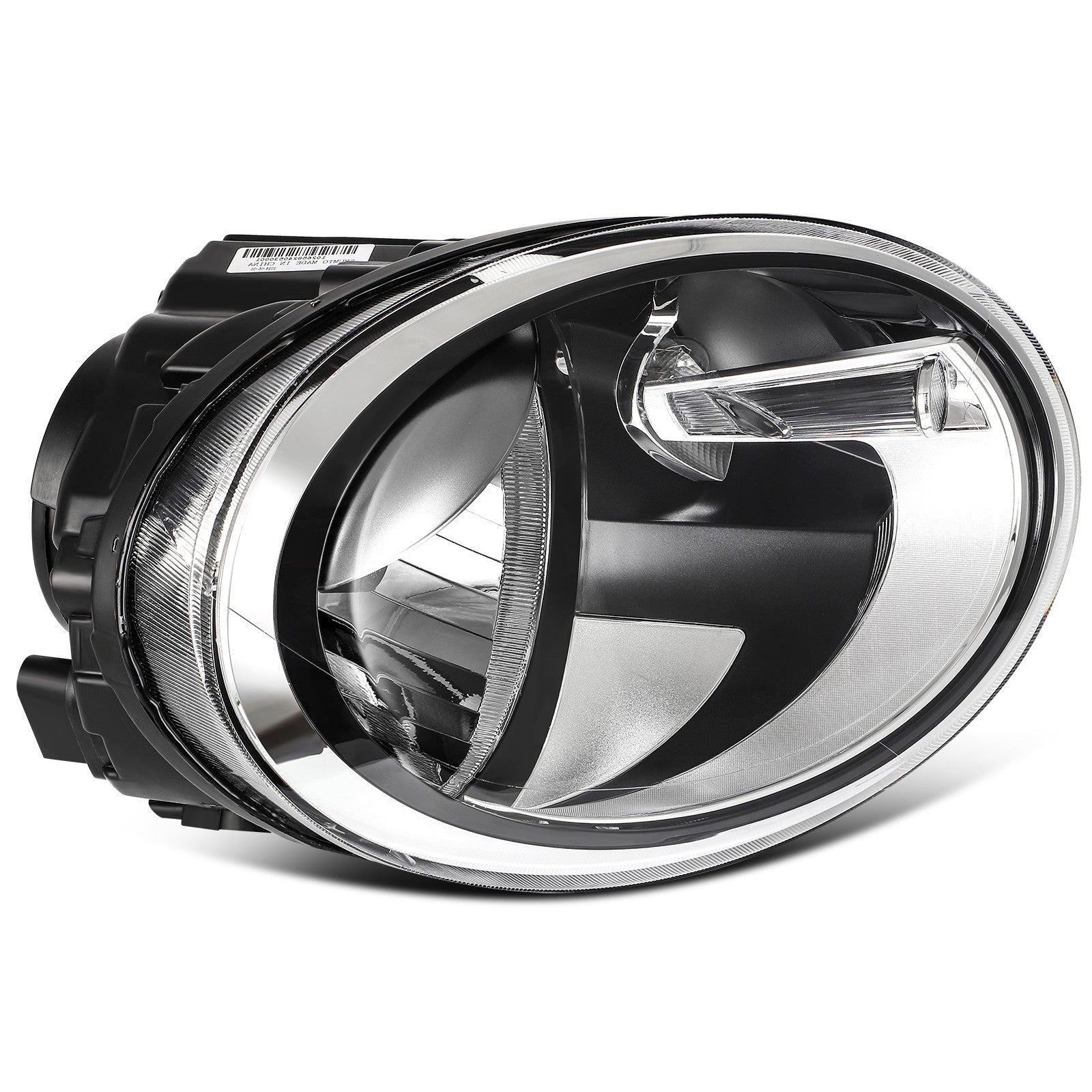 Pair Kit Headlights Assembly For 2012-2019 Volkswagen Beetle 1.8L 2.0L Black 6B93BC-57