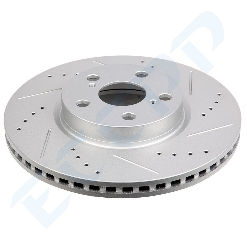 For Toyota for Corolla Matrix Front Drilled & Slotted Brake Rotors And Pads 6B93BC-57
