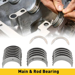 For Hyundai Sonata Kia Forte Optima 2.4L Main Rod Bearings & Engine Crankshaft 6B93BC-57