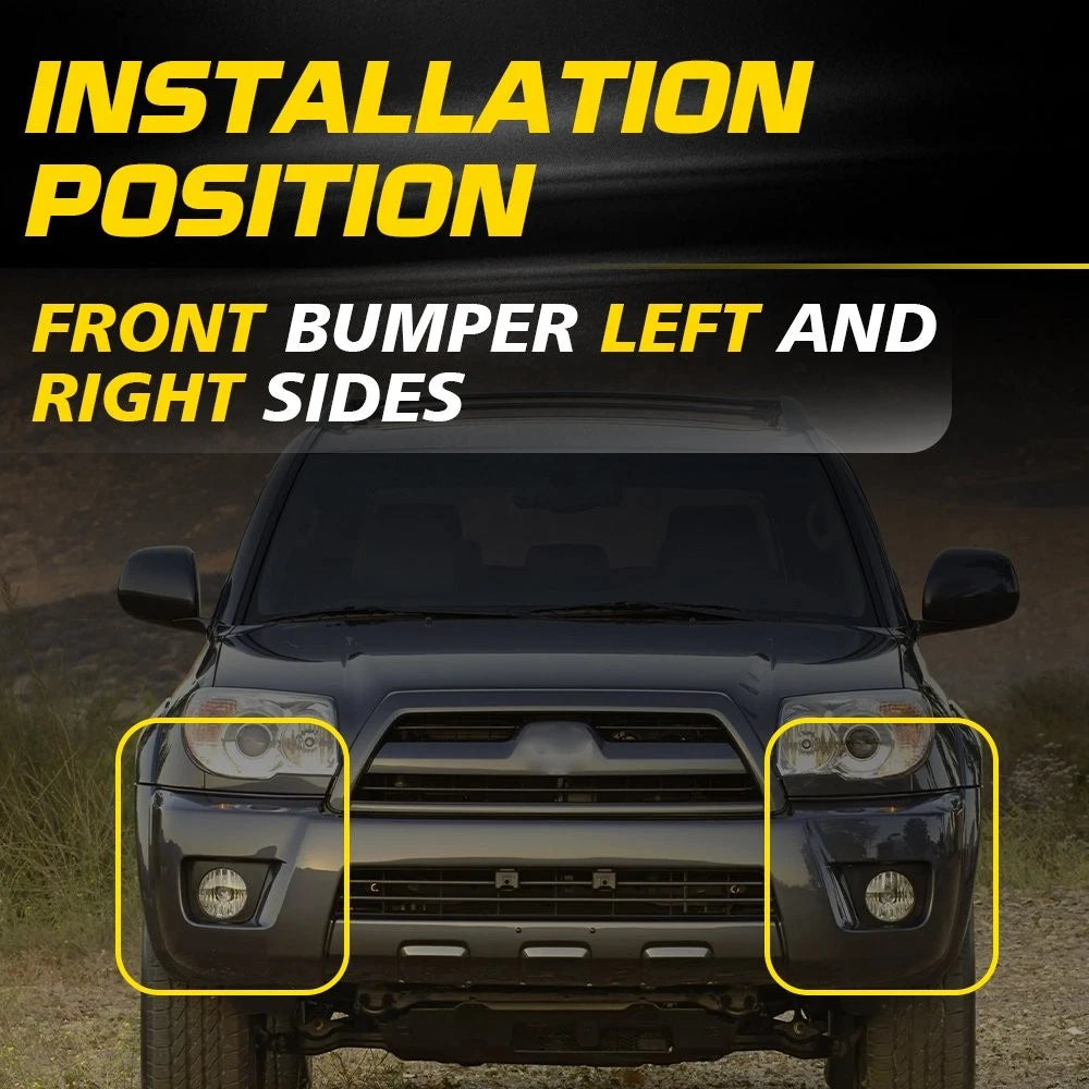 FOR TOYOTA 2006 2007 2008 2009 4RUNNER FRONT BUMPER SUPPORT BRACKET LH+RH 2PCS A 6B93BC-57