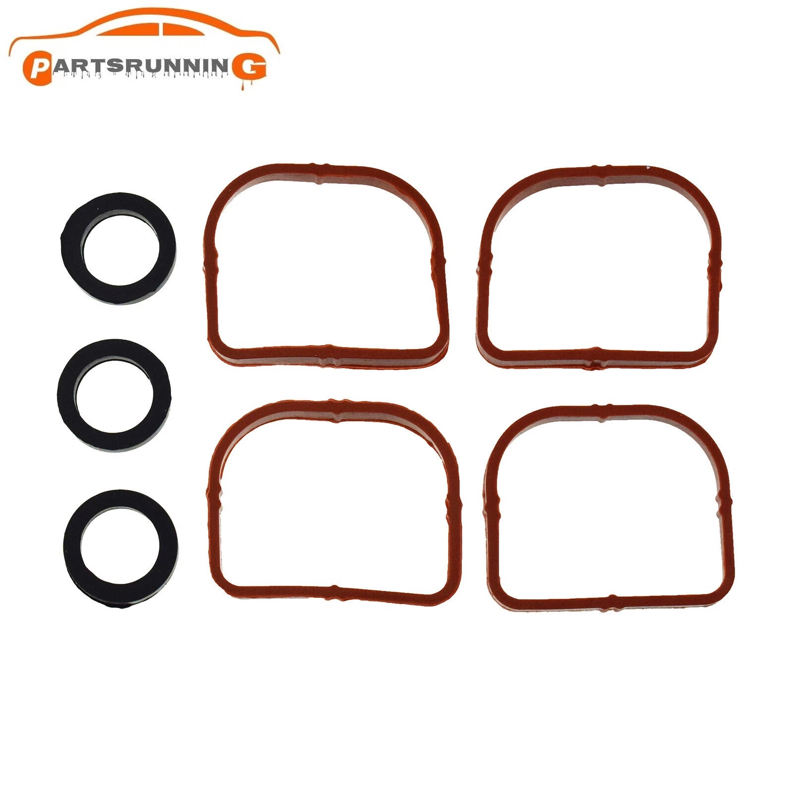 6PCS Intake Manifold Gasket For BMWX3 Z4 E46 E60 E81 E82 E83 E85 E87 E88 7530703 6B93BC-57