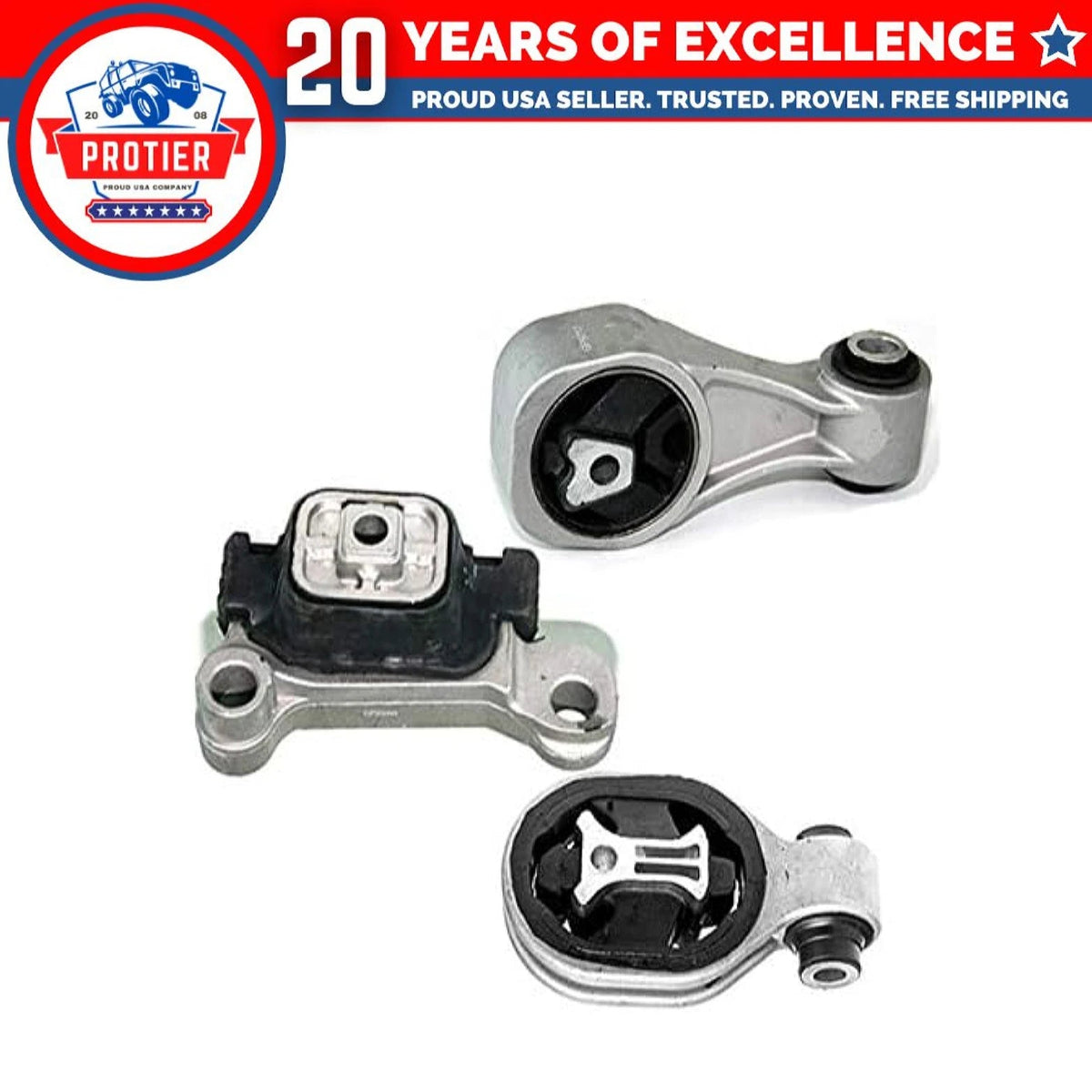 Fits 2011-2016 Nissan Juke 1.6L 2WD Front LT Motor & Torque Strut Mount 3pcs : 6B93BC-57