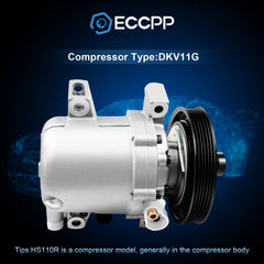 A/C AC Compressor For Nissan Sentra 2000-2005 2006 1.8L 2.0L 6B93BC-57