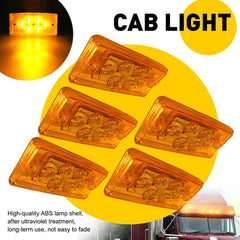 Amber Led Top Marker Cab Roof Light For 12v Semi-Trailers Dump Truck Trailer EOA 6B93BC-57