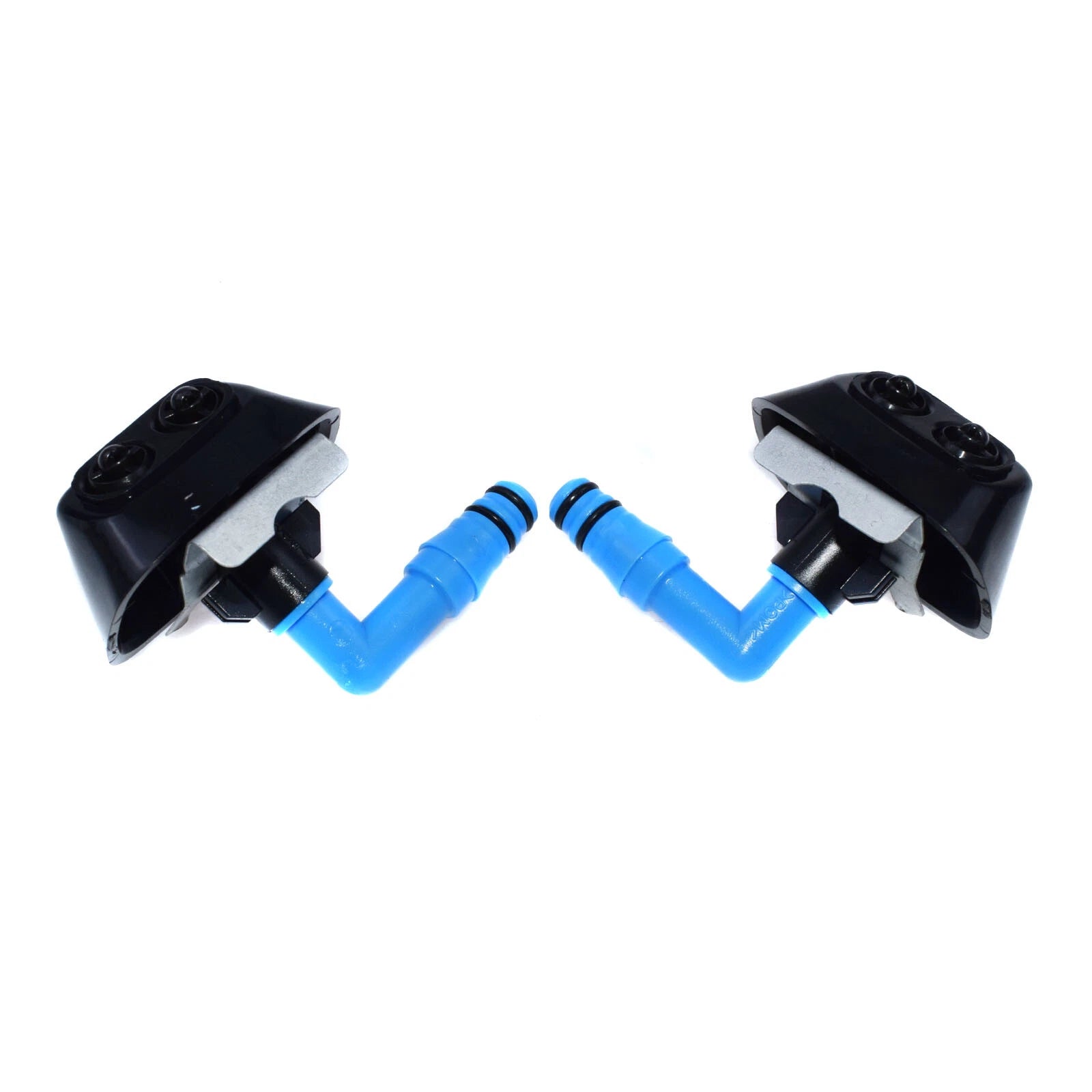 2PCS Pair LH RH Headlight Washer Nozzle For Saab 9-3 2004-2011 12803972 12803973 6B93BC-57