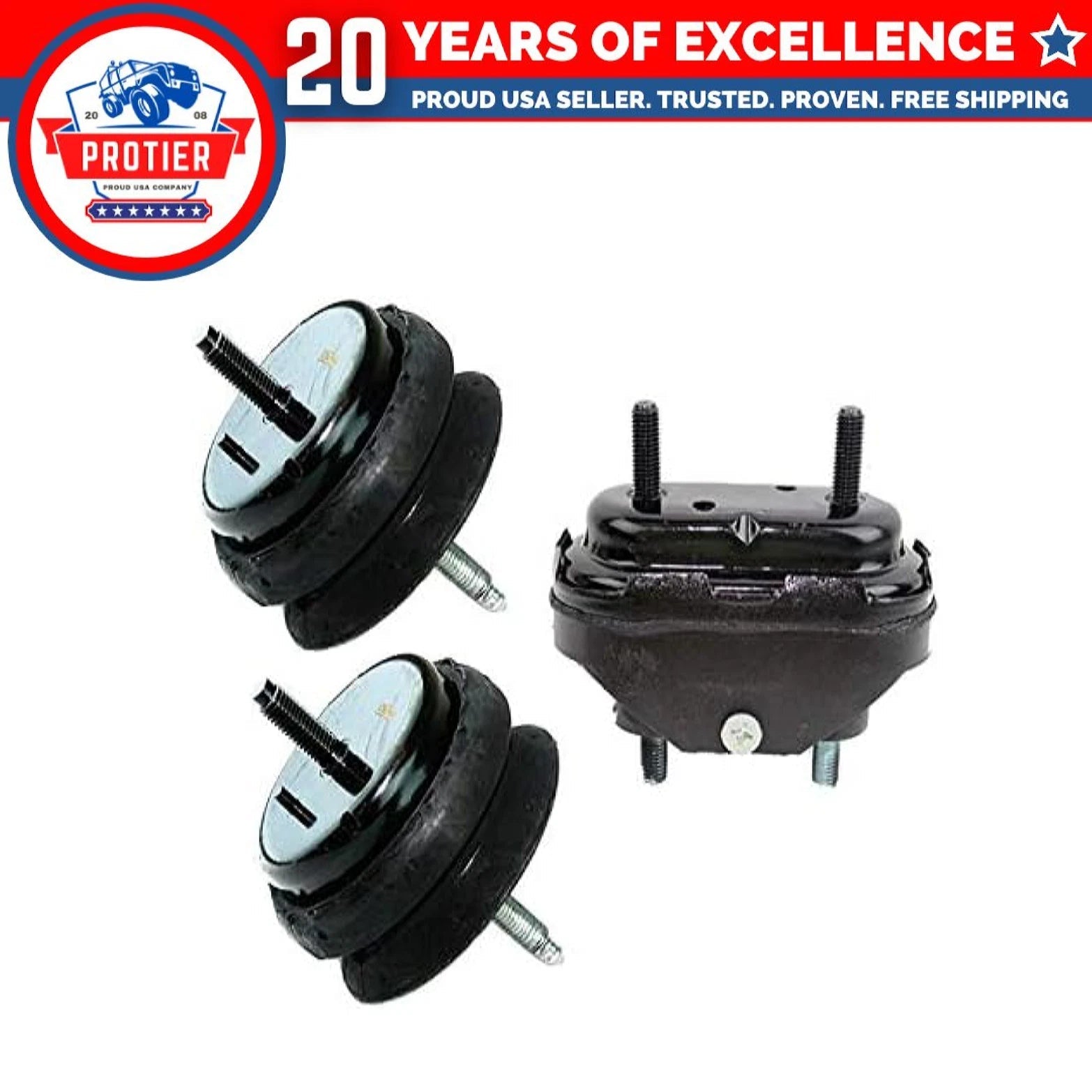 Fits 1997-2004 Chevrolet Corvette 5.7L Motor & Trans Mount Set 3pc AT & MT 6B93BC-57