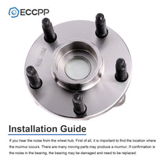 2P Front Wheel Hub Bearings For 2011-2013 Chevrolet Caprice 2008 2009 Pontiac G8 6B93BC-57