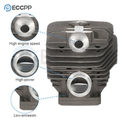 54mm Cylinder Piston Assembly Kit For Stihl 066 MS660 Chainsaw 151576566 6B93BC-57