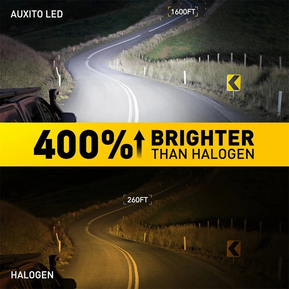2x H7 LED Headlight Bulb Kit High/Low Beam Super Bright 6500K White CAR Q16 EOA 6B93BC-57