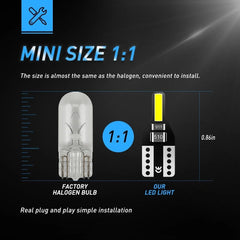 20 x White LED 194 T10 168 W5W Interior Map Dome Trunk License Plate Light Bulbs 6B93BC-57