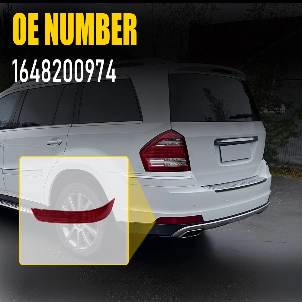 Rear Left Bumper Reflector For Mercedes-Benz GL-Class GL350 GL450 GL550 X164 EOA 6B93BC-57