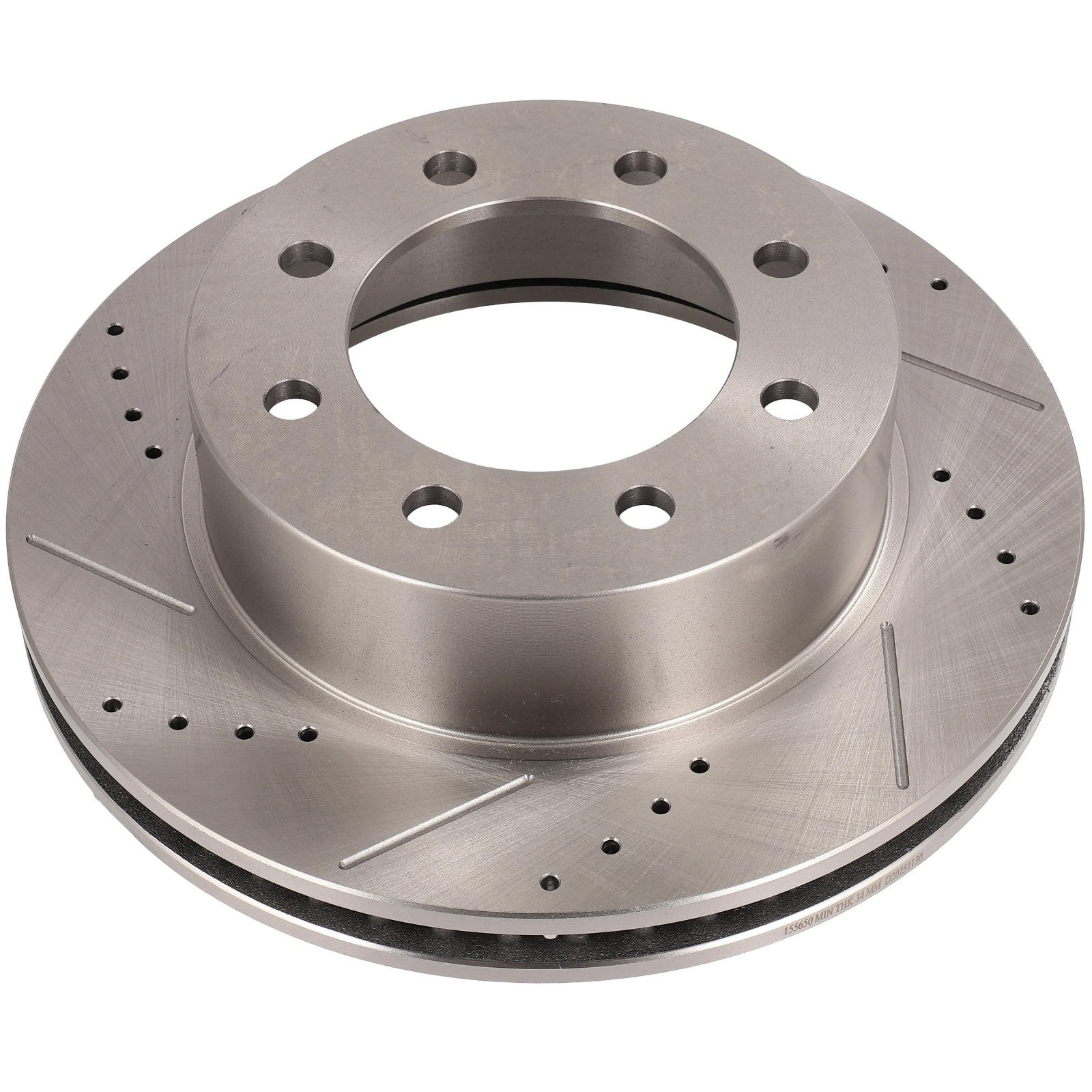 Front Drilled Slotted Brake Rotors For Dodge Ram 1500 2003 - 2008 Dodge Ram 3500 KOEEP