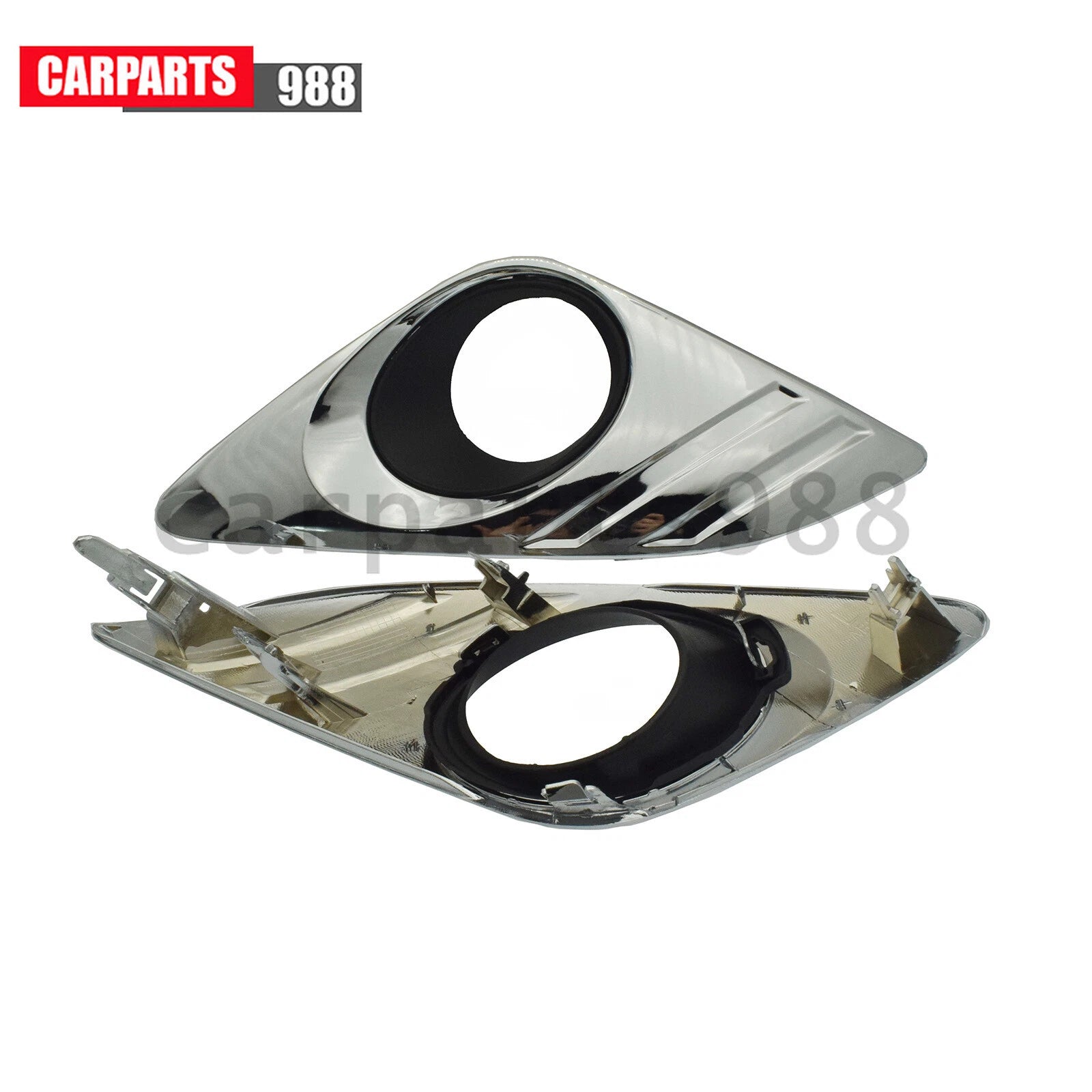 2Pcs Left Right Fog Light Cover Trim Bezel For 2012-2014 Toyota Camry L LE XLE 6B93BC-57