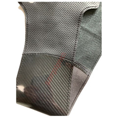 Carbon Fiber& Leather Steering Wheel Stitch Wrap Cover For Tesla Model X S 21-23