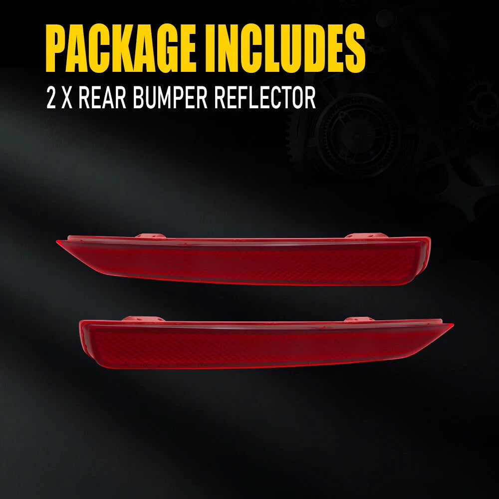 For 11-17 Honda Odyssey Rear Bumper Reflector Light Case Red Passenger Driver EA 6B93BC-57