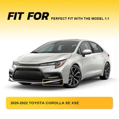 For Toyota Corolla 2020 SE Front Bumper Grill Lower Trim Molding Left+Right US 6B93BC-57
