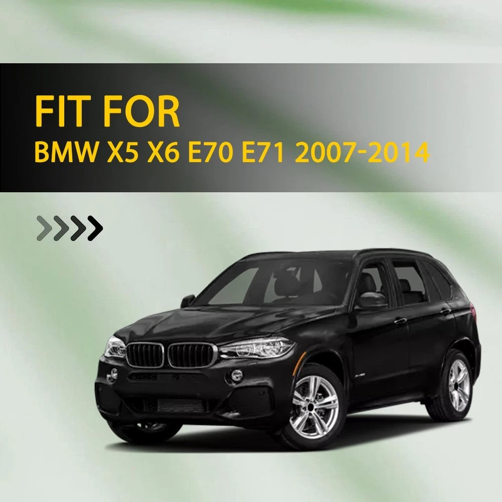 For 2007-2014 BMW X5 X6 E70 E71 2PC Console Cup Holder Roller Blind Cover Tray A 6B93BC-57