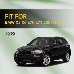 For 2007-2014 BMW X5 X6 E70 E71 2PC Console Cup Holder Roller Blind Cover Tray A 6B93BC-57
