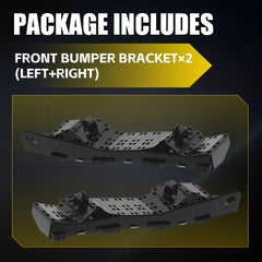2PC Front Bumper Fender Brackets Support Beam For 2014-2018 Subaru Forester EOA 6B93BC-57