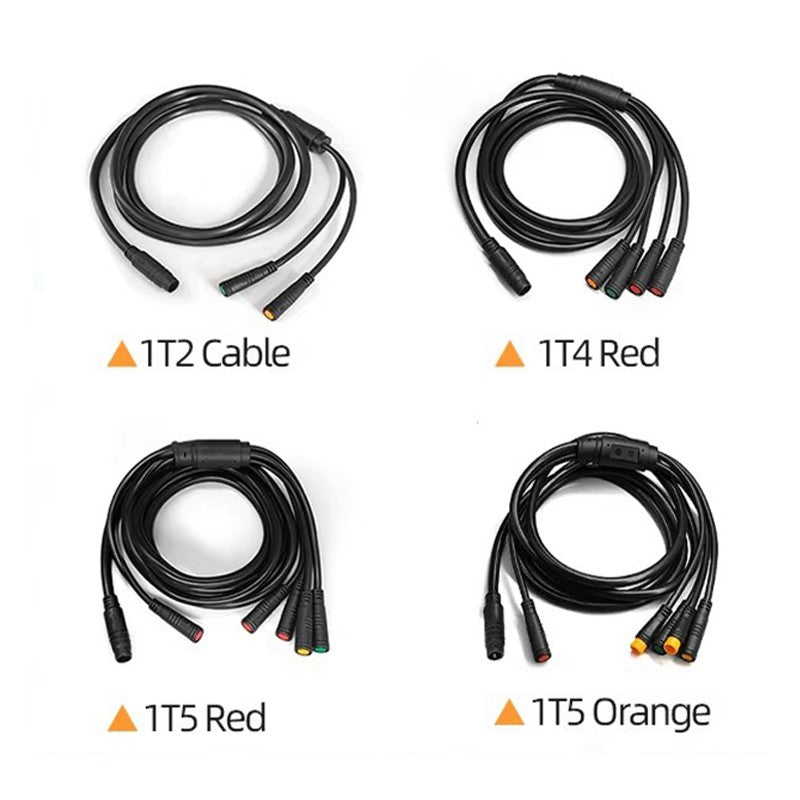 1T2/1T4/1T5 Julet E-bike Waterproof Connecting cable Controller Light Cable 6B93BC-57