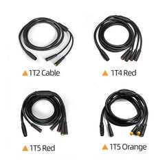 1T2/1T4/1T5 Julet E-bike Waterproof Connecting cable Controller Light Cable 6B93BC-57