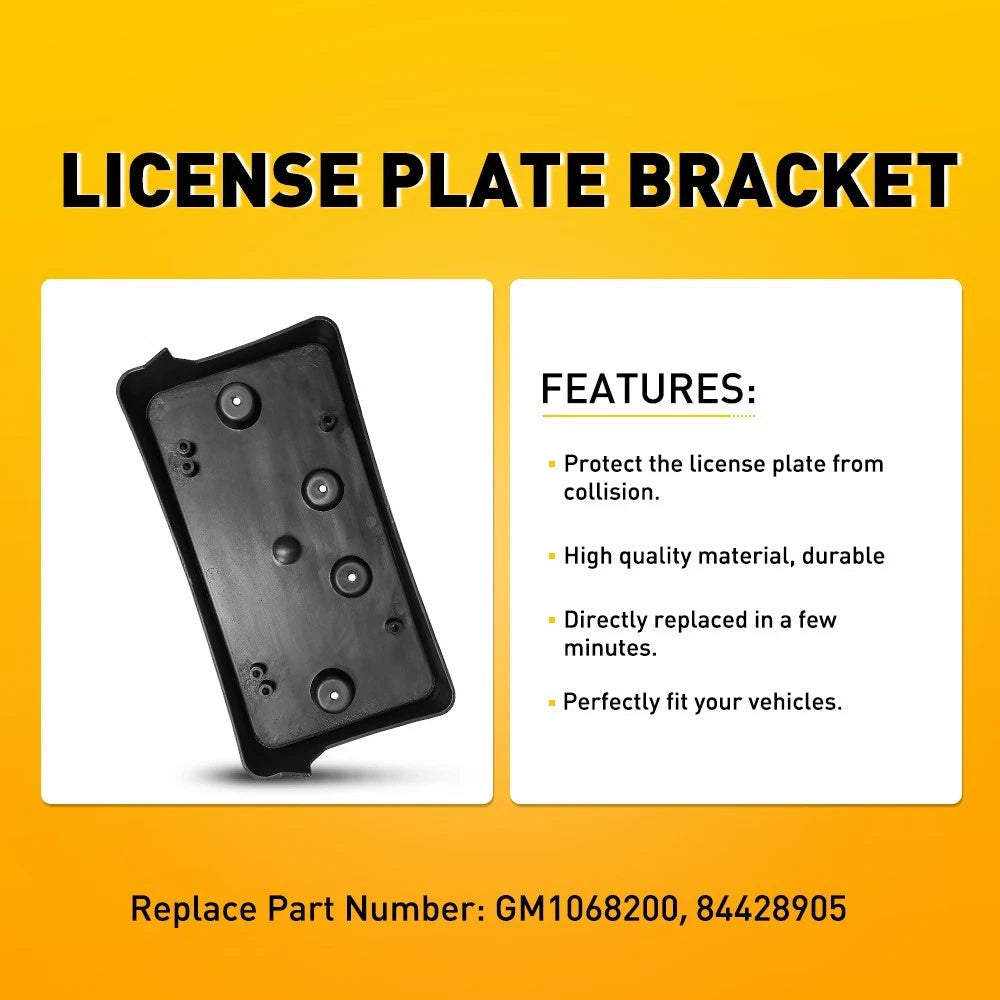 License Plate Bracket Tag Holder Front for 2019-2020 Chevrolet Silverado 1500 US 6B93BC-57