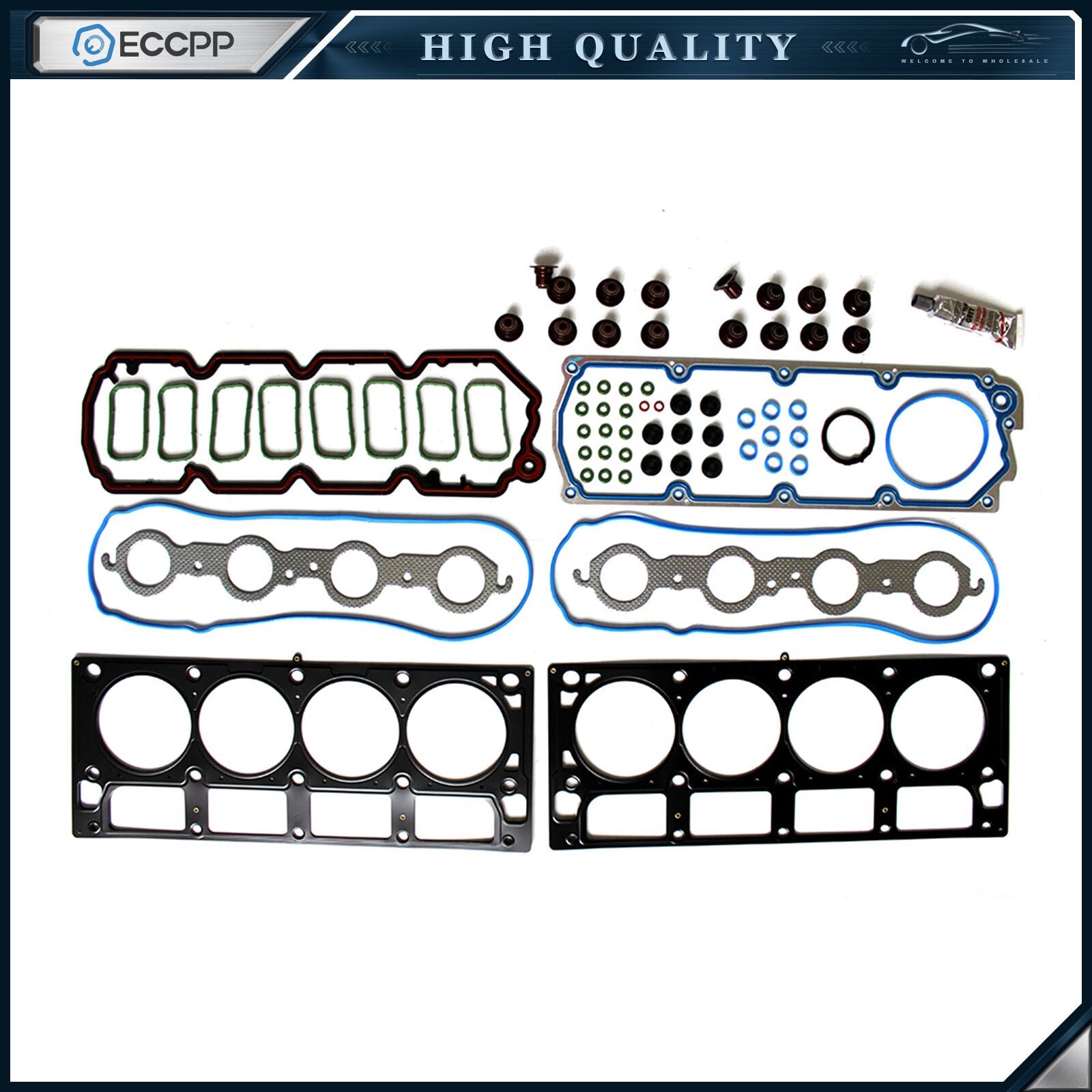 ECCPP MLS Head Gasket Set For 08-15 Chevrolet Camaro Corvette Pontiac 6.2L 6B93BC-57