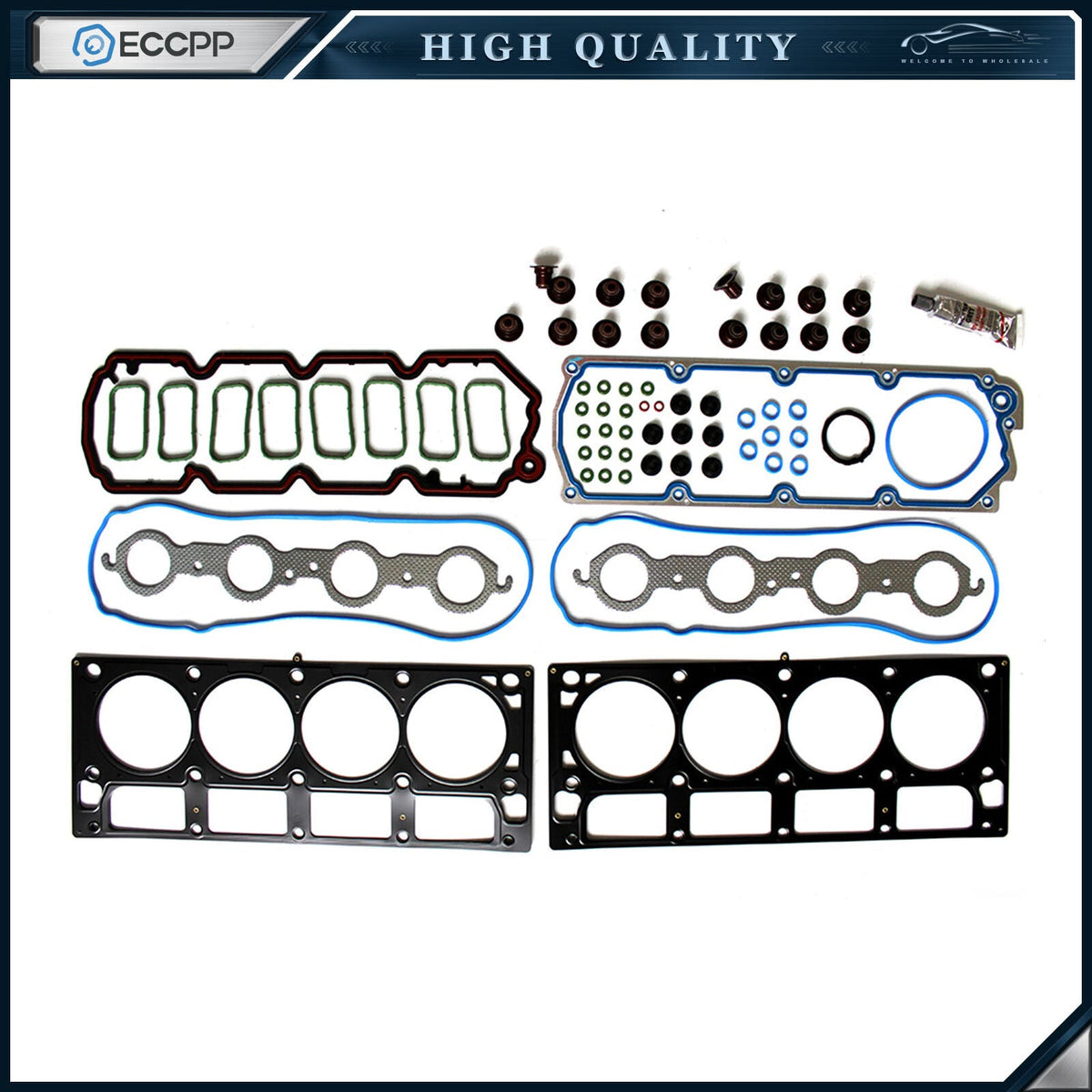 ECCPP MLS Head Gasket Set For 08-15 Chevrolet Camaro Corvette Pontiac 6.2L 6B93BC-57