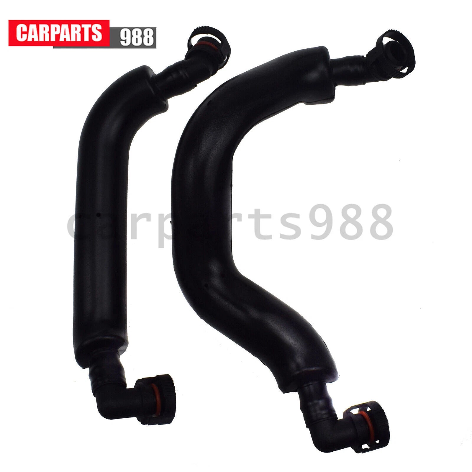 2Pcs Crankcase Breather Hoses for BMW 545i 645Ci 745Li 11617547185 11617547186 6B93BC-57