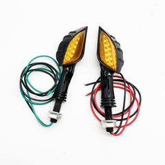 4x Black Skull Turn Signal Light For Yamaha V-Star 650 950 1100 1300 Classic