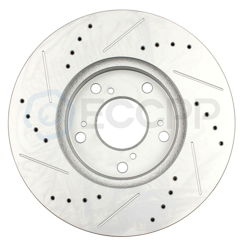 Front & Rear Slotted Brake Rotors Discs For 98 - 02 Honda Accord EX LX 3.0L 6B93BC-57