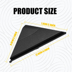 2pcs Side View Mirror Fender Corner Trim Cover For Hyundai Elantra 2017-2020 EOA 6B93BC-57