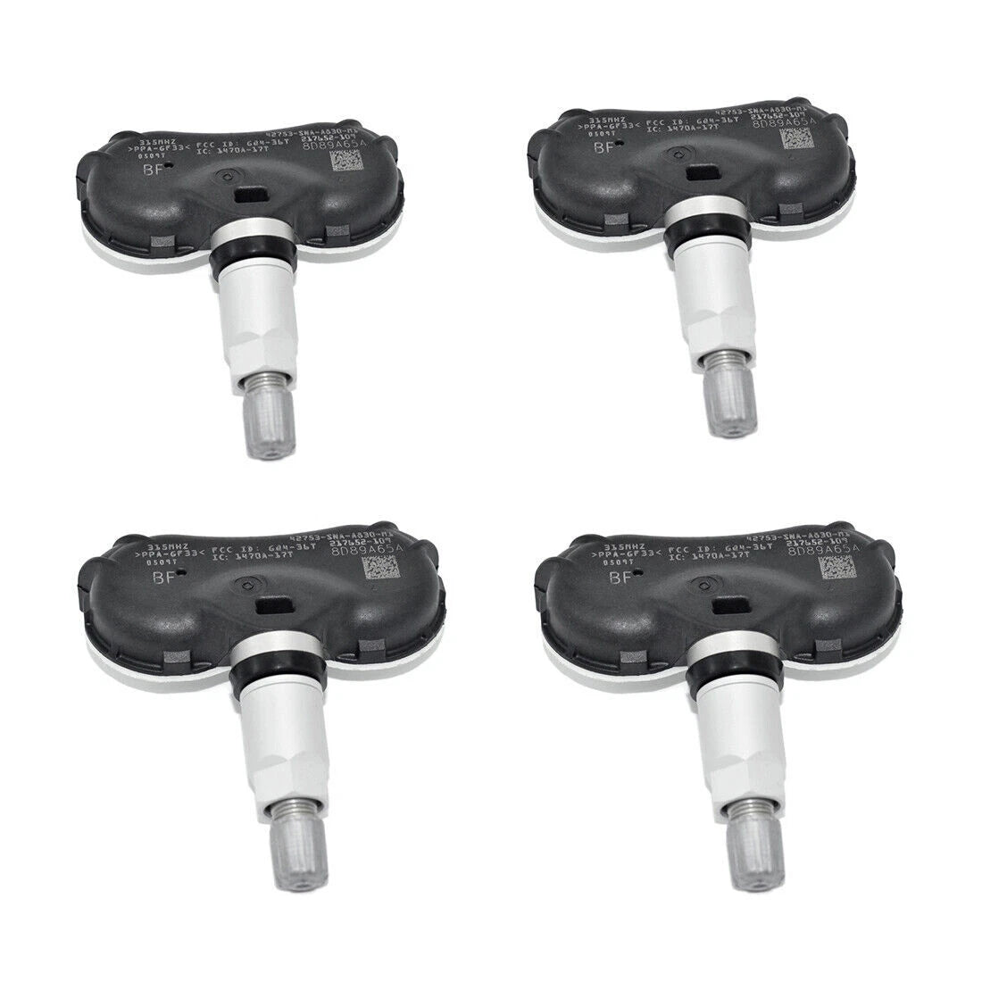 4x Tire Pressure Monitoring System TPMS 42753TK4A01 For Acura RLX TL ZDX 315Mhz 6B93BC-57