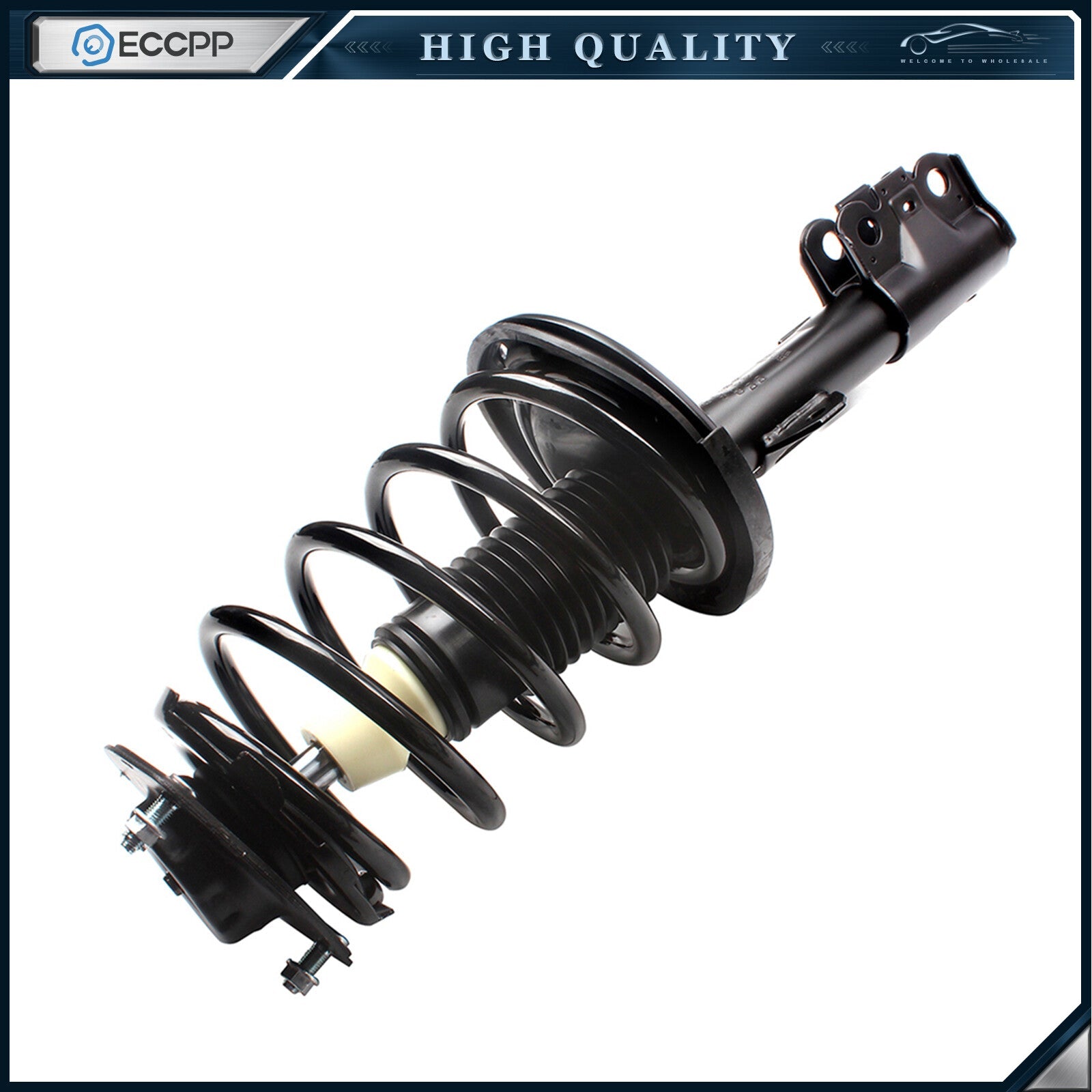 For 04-06 Toyota Camry/Solara (2) Front Complete Strut & (2) Rear Shock Absorber 6B93BC-57