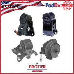 Engine & Trans Mount Set 4PCS for 95-01 Nissan Maxima 3.0L for Auto with Sensors 6B93BC-57