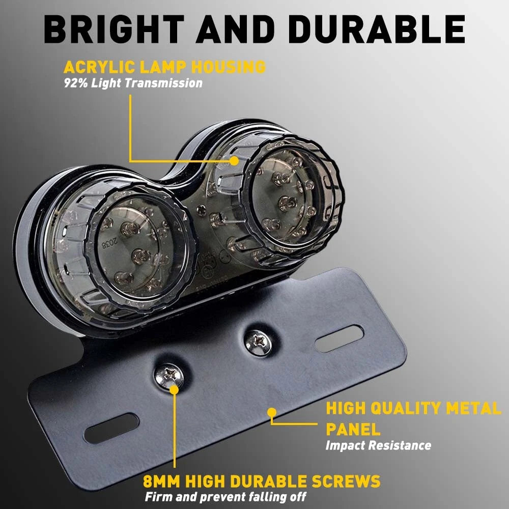 For Honda Rebel 250 300 500 LED Tail Brake Turn Signal Running Light Motorcycle 6B93BC-57