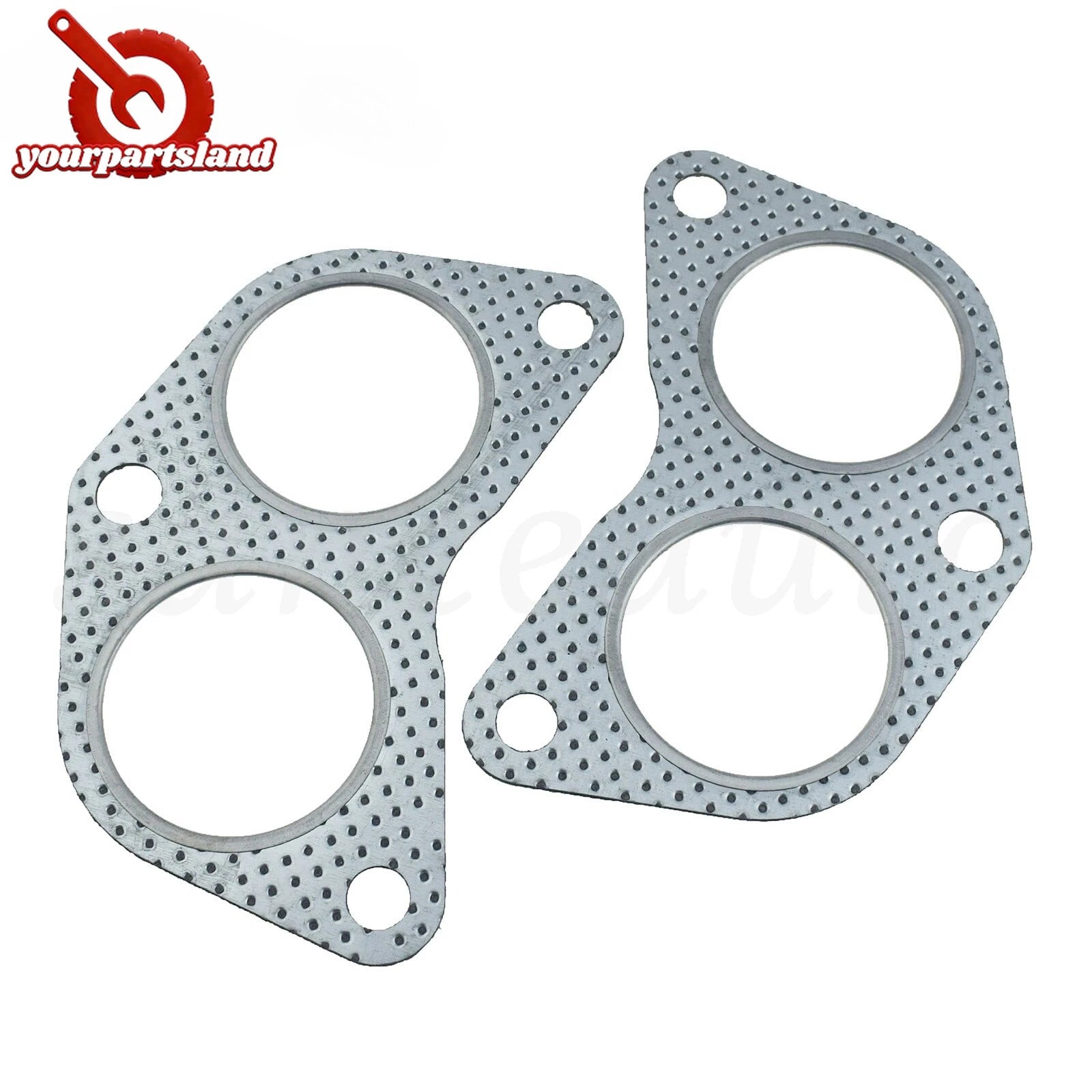 Front Manifold Exhaust Gasket 2PC 44022AA020 For Subaru Forester 98-19 Non Turbo 6B93BC-57