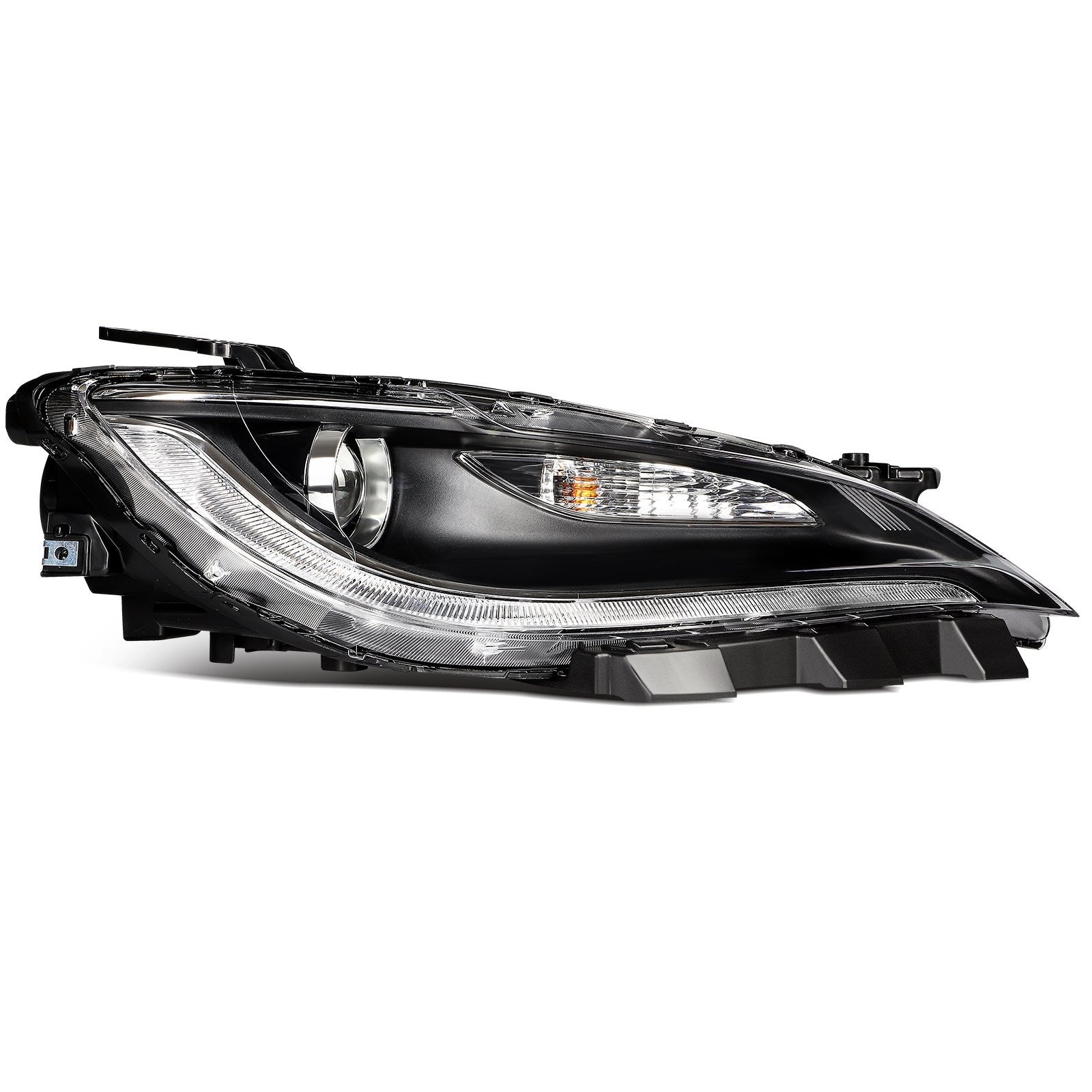 ECCPP Headlights Assembly For Chrysler 200 2.4L 3.6L 2015-2017 Pair Kit Black 6B93BC-57