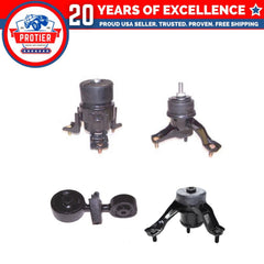 Engine Motor Mount & Transmission Mount Set 4pc Compatible with Fits 2002-2006 6B93BC-57