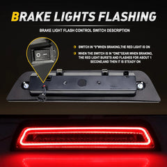 AUXITO LED Third 3RD Brake Tail Cargo Light For 2016-2023 Toyota Tacoma AUXITO