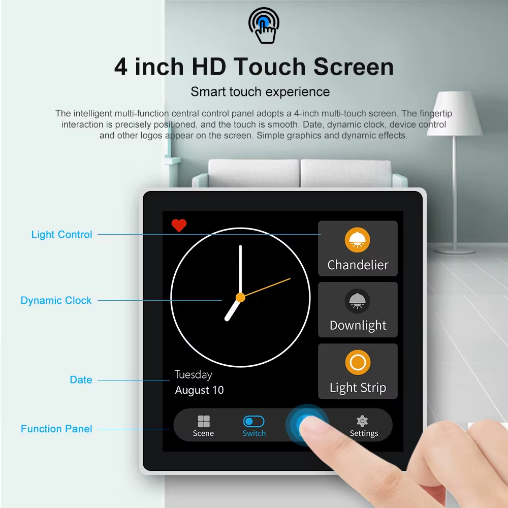 FUERS T3E T1E Smart Control Panel Switch Smart Home Automation System Tuya Switc 6B93BC-57