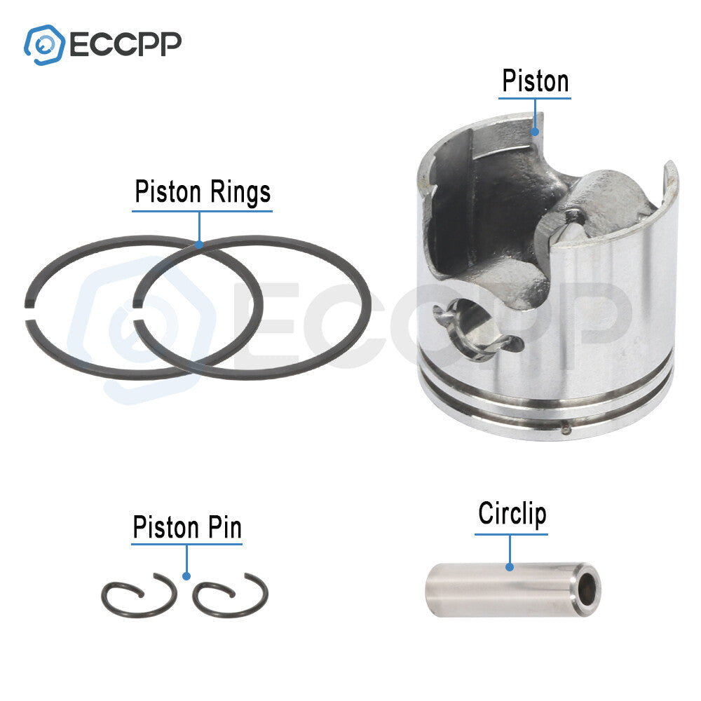 40mm Cylinder Piston Kit For Zenoah E45A G45L G43L G4K BC4310 4302 Trimmer 6B93BC-57