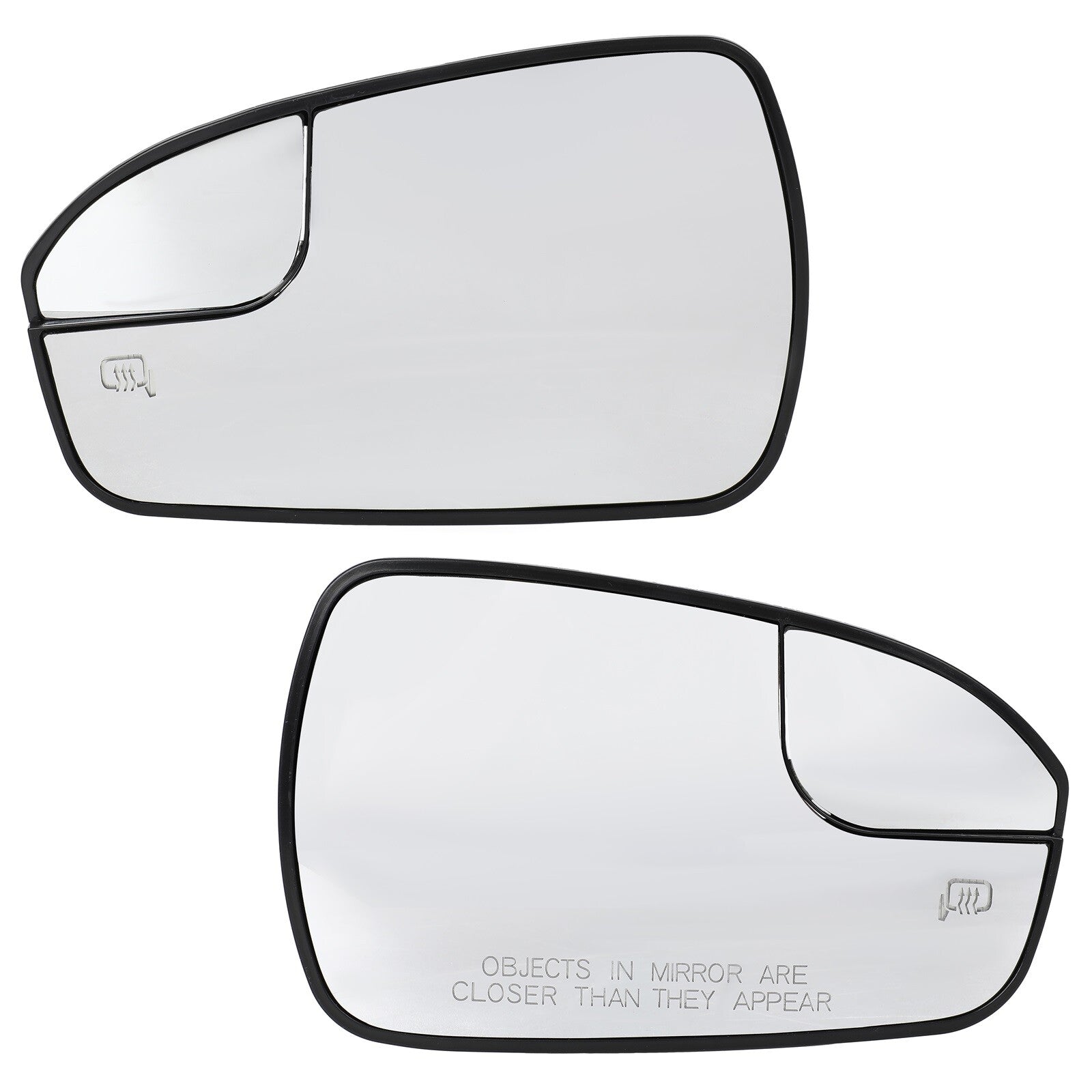 Heated Mirror Glass W/ Plate For 2013-20 Ford Fusion Left & Right Side View KOEEP