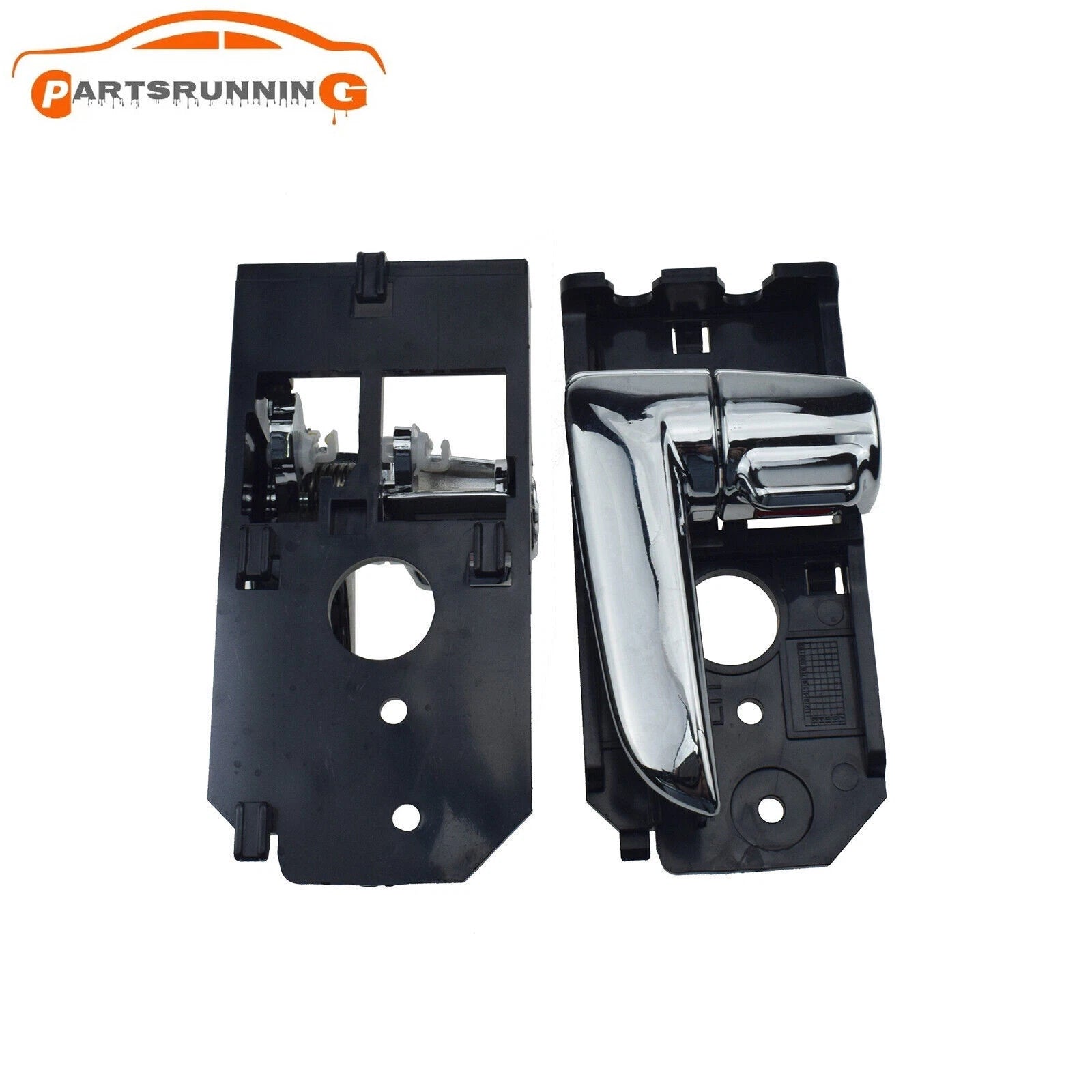 Front Rear LH & RH Interior Inner Door Handle Chrome For Kia Spectra 826102F000 6B93BC-57